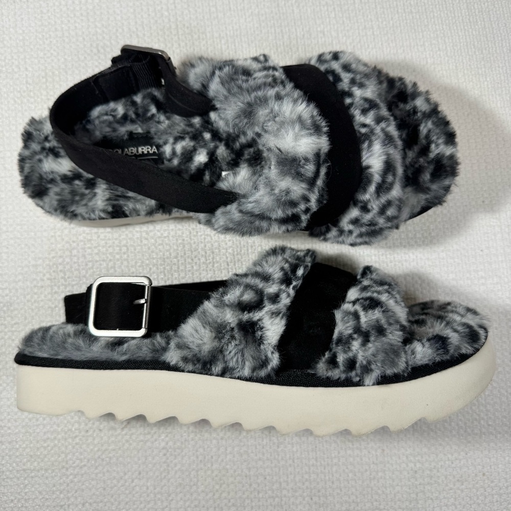 Koolaburra by Ugg Fuzz’d Out Sandals, Women’s Sz 7